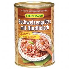 Buchweizengrütze mit Rindfleisch 400g 