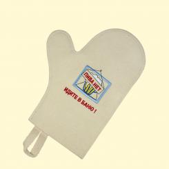 Filzhandschuh für Sauna 