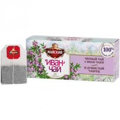 Majskij Schwarzer Tee mit kleinblütiger Weidenröschen und Thymian 25x1,5g 