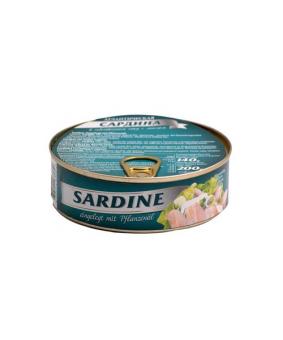 SibFisch ATL Sardine eingelegt m.Pflanzenoel 240g 