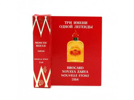 Novaya Zarya Parfum MOSCOU ROUGE 3ml 