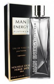 Novaya Zarya Eau de Toilette Man Energy Platinum Pour Homme 100ml 
