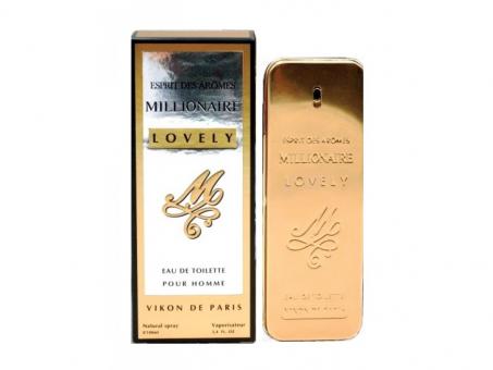 Novaya Zarya Eau de Toilette MILLIONAIRE LOVELY Pour Homme 100ml 