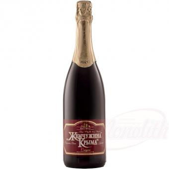Sekt aus der Ukraine "Die Perle von Krim" mild, rot, 12,5% vol. 